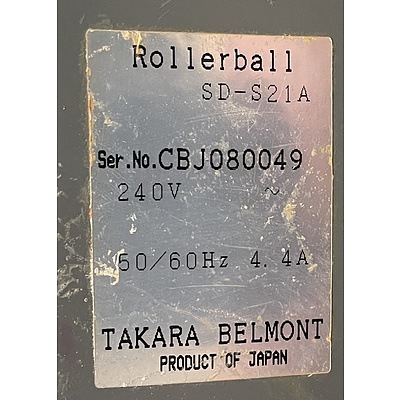 Takara Belmont SD-S21A Rollerball Wall-Mount Processor