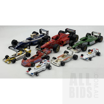 Three 1:20 F1 Models and Five Smaller Scale Models (8)