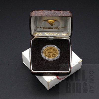 RAM 1982 22ct Gold $200 Commonwealth Games Brisbane Proof Coin