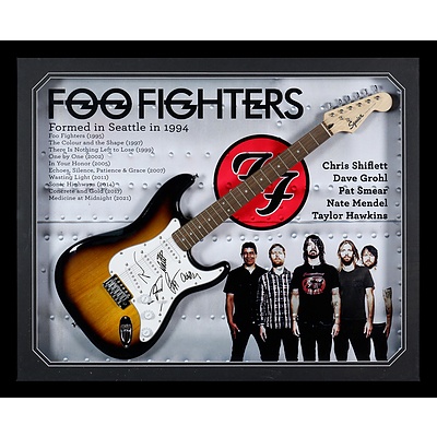 The Foo Fighters Signed Guitar