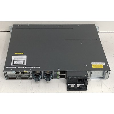 Cisco (WS-C3750X-48PF-S V06) Catalyst 3750-X Series POE+ 48-Port Managed Gigabit Ethernet Switch