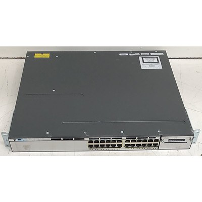 Cisco (WS-C3750X-24T-L V02) Catalyst 3750-X Series 24-Port Managed Gigabit Ethernet Switch