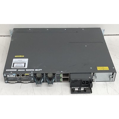 Cisco (WS-C3750X-48PF-S V03) Catalyst 3750-X Series POE+ 48-Port Managed Gigabit Ethernet Switch