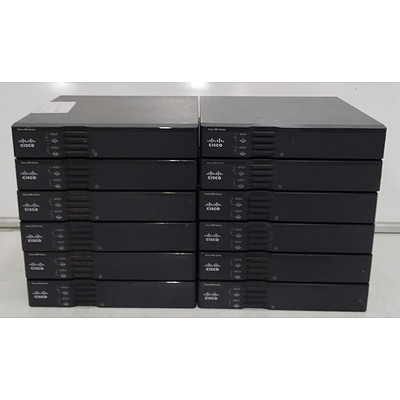 Cisco (CISCO867VAE-K9 V01) 860VAE Series Integrated Services Router - Lot of 12