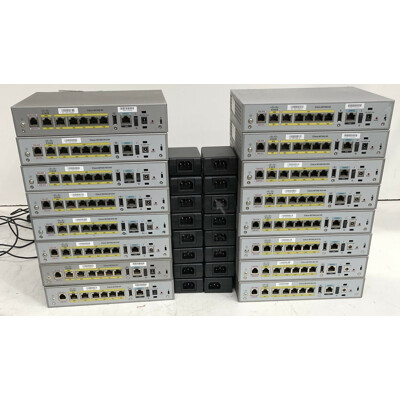 Cisco Assorted 860 Series Routers - Lot of Sixteen