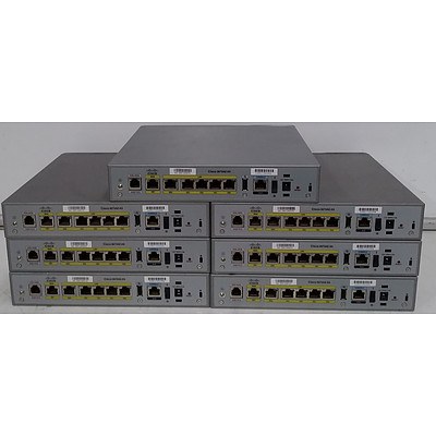Cisco (CISCO867VAE-K9 V01) 860VAE Series Integrated Services Router - Lot of 7
