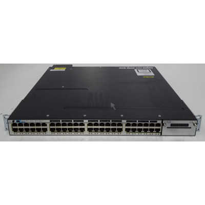 Cisco (WS-C3750X-48PF-S) Catalyst 3750-X Series POE+ 48 Port Stackable Gigabit Ethernet Switch