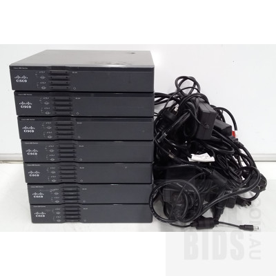 Cisco (CISCO867VAE-W-E-K9) 860VAE Series Integrated Services Router - Lot of 7