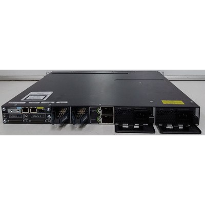 Cisco Catalyst (WS-C3750X-24T-S V02) 3750-X Series 24-Port Gigabit Managed Switch