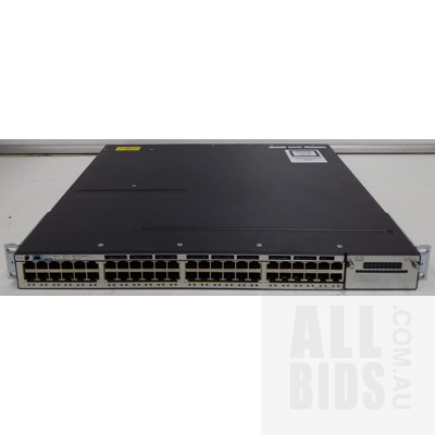 Cisco Catalyst (WS-C3750X-48T-S V02) 3750-X Series 48-Port Managed Gigabit Switch