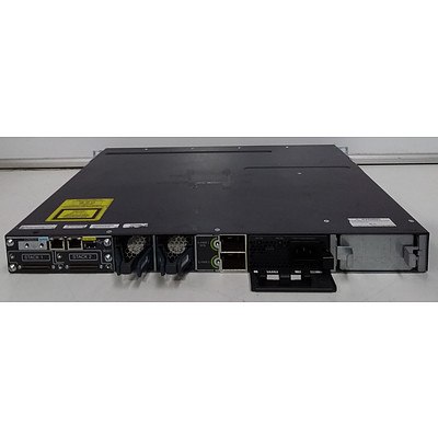 Cisco Catalyst (WS-C3750X-48T-S V02) 3750-X Series 48-Port Gigabit Managed Switch
