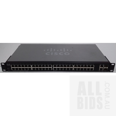 Cisco (SG220-50-K9 V02) 50 Port Managed Gigabit Smart Plus Switch