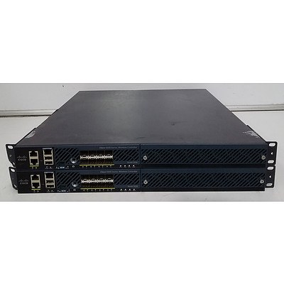 Cisco (AIR-CT5508-K9) 5500 Series Wireless Controller Appliance - Lot of 2