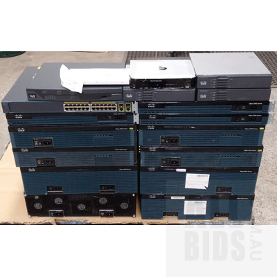 Assorted Cisco Networking Devices - Lot of 18