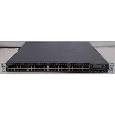 Juniper Networks (EX3300-48P REV E) EX 3300 48 Port Managed Gigabit Ethernet PoE+ & SFP+ Switch