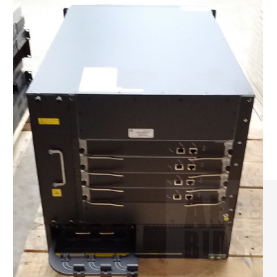 HP (JC654A) 12504 AC Switch Chassis with Modules