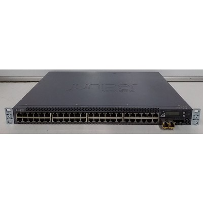 Juniper Networks (EX3300-48P REV A) EX 3300 48 Port Managed Gigabit Ethernet PoE+ & SFP+ Switch