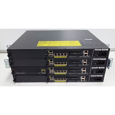 Cisco ASA 5520 Series Adaptive Security Appliance - Lot of Four