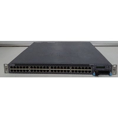 Juniper Networks (EX4300-48P REV B) EX 4300 48 Port Managed Gigabit Ethernet PoE+, SFP+ & QSFP+ Switch