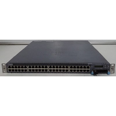 Juniper Networks (EX4300-48P REV B) EX 4300 48 Port Managed Gigabit Ethernet PoE+, SFP+ & QSFP+ Switch