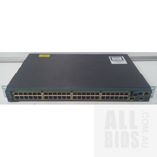 Cisco (WS-C2960S-48TD-L) Catalyst 2960-S Series 48 Port Gigabit Ethernet Multilayer Switch