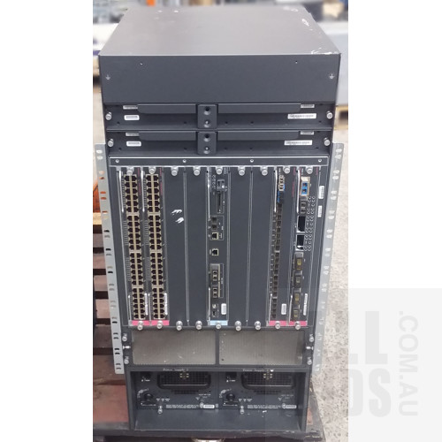Cisco (WS-C6509-V-E) Catalyst 6500-E Series Switch Chassis with Modules