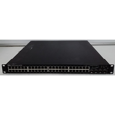 Dell (6248P) PowerConnect 48 Port Managed Gigabit Ethernet PoE Switch