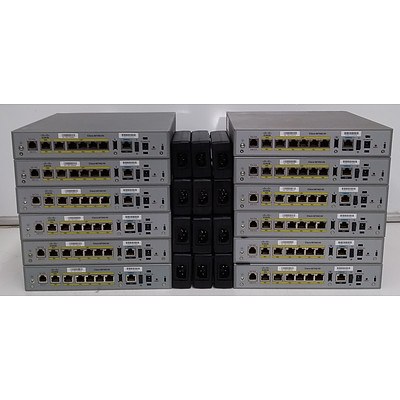Cisco (CISCO867VAE-K9 V01) 860VAE Series Integrated Services Router - Lot of 12