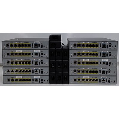 Cisco (CISCO867VAE-K9 V01) 860VAE Series Integrated Services Router - Lot of 10