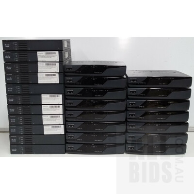 Bulk Lot of Cisco 800 Series Integrated Services Routers