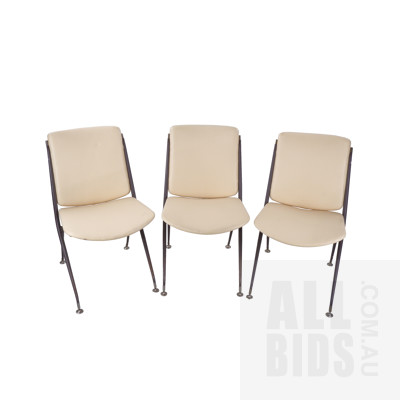 Three Retro Aristoc Dining Chairs Designed by Grant Featherston