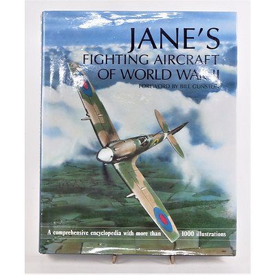 Janes Fighting Aircraft of WWII, BRacken Books, London, 1989, Hardover with Dust Jacket