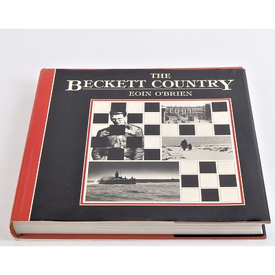 First Edition, Eoin O'Brien, The Beckett Country, Black Cat Press, Dublin, 1986, Hardcover with Dust Jacket