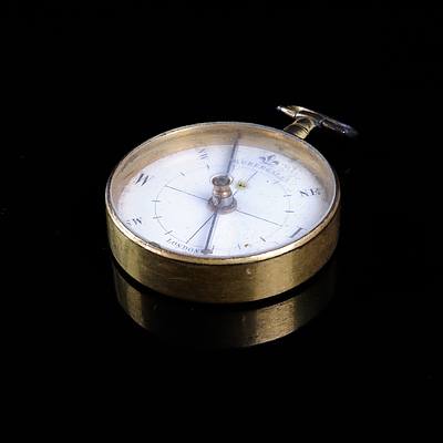 Vintage Rubergall Brass Directional Compass - Early Part of the 20th Century