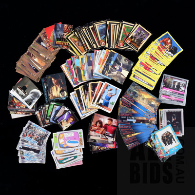 Large Collection of Collector Cards, Star Wars, Dick Tracy, X Files, Simpsons and More