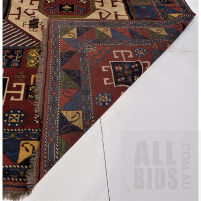Indo Persian Bhaktiari Hand Knotted Pure Wool Carpet