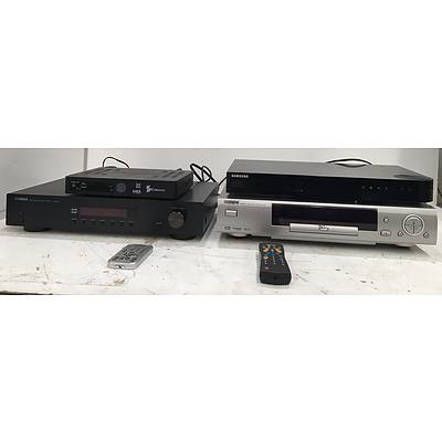 Assorted Music And DVD Players, Lot Of 4