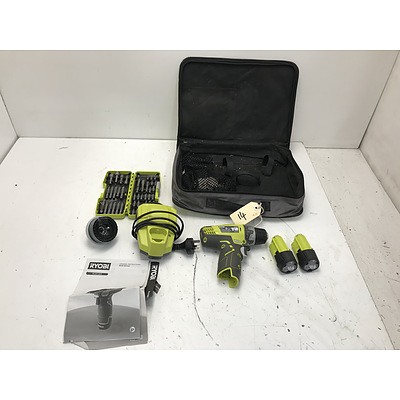 Ryobi 12v Drill Driver Kit