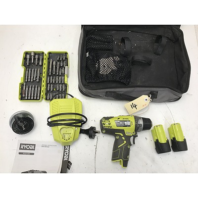 Ryobi 12v Drill Driver Kit