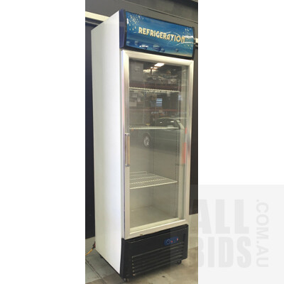 Commercial Drinks Display Fridge On Casters