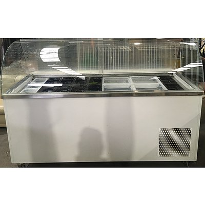 Williams Banksia Refrigerated Sandwich And Salad Bar Glass Fronted Display