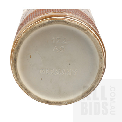 Retro German Pottery Vase, Marked 172 40