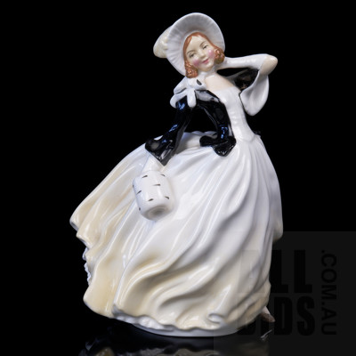 Royal Doulton 'Autumn Breezes' Porcelain Figurine