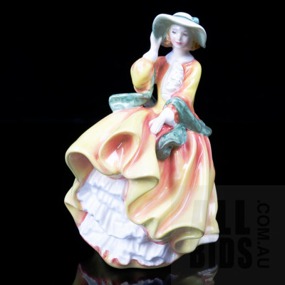 Royal Doulton 'Top O The Hill' 1988 Porcelain Figurine - Signed to Base