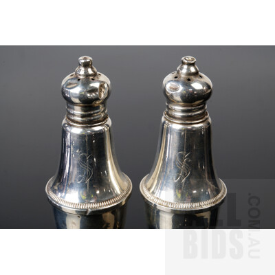 Two Vintage Duchin Creation Weighted Sterling Silver Salt Shakers (2)