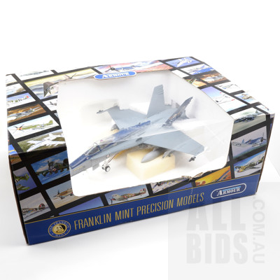 Franklin Mint Precision Models Armour Collection Diecast 1:48 F/A 18 Hornet RAAF 76th Anniversary Squad in Original Display Box