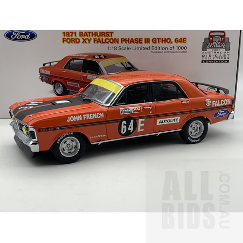 Classic Carlectables 1971 Ford XY Falcon Phase iii GTHO 809/1000 1:18 Scale Model Car