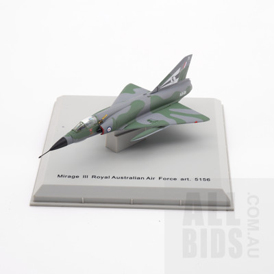 Franklin Mint Armour Collection Diecast 1:100 Mirage III in Original Display Box