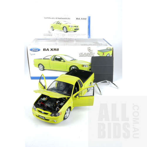 Classic Carlectables Citric Acid Ford BA XR8 Ute 768/12501:18 Scale Model Car
