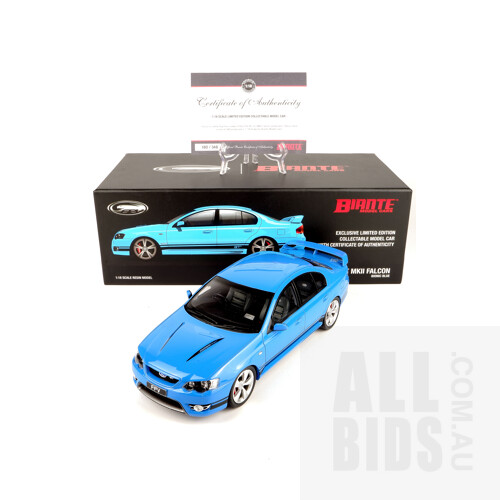 Biante Bionic Blue FPV BF Falcon GT MKII 180/348 1:18 Scale Model Car